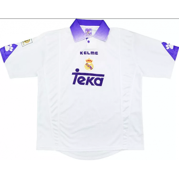 Camisa Retro Kelme Real Madrid 1997 1998 I jogador